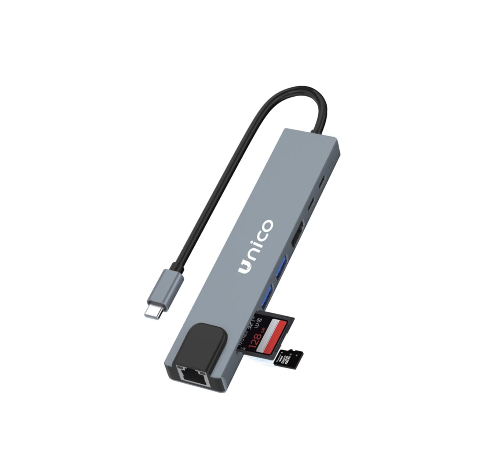 Adattatore 8 in 1 TypeC - Unico AD 5076