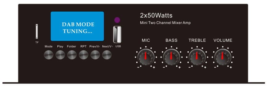 Amplificatore wifi 2x50W DAB - Glemm AM S250WD