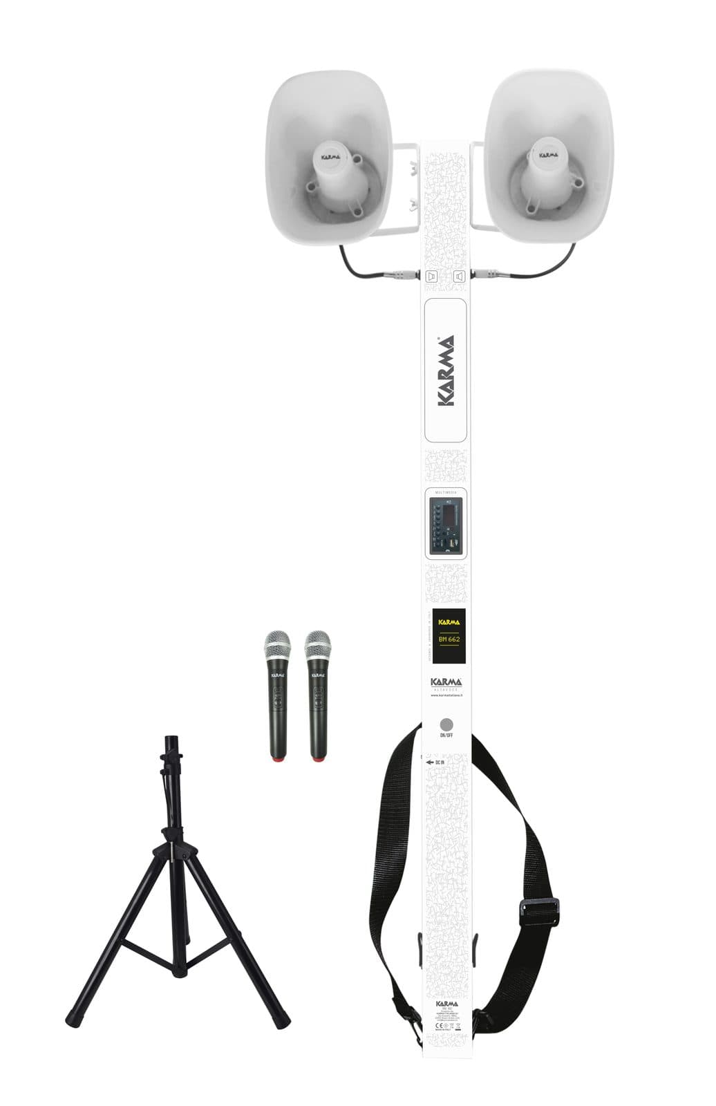 Processioniere con 2 radiomicrofoni UHF - Karma BM 662