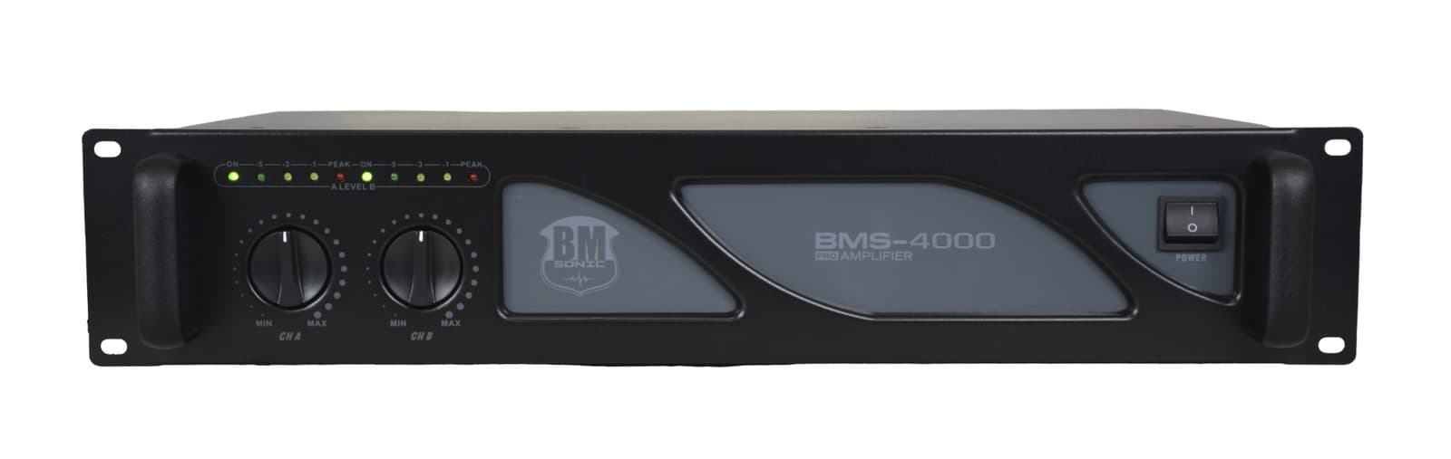 Amplificatore 2 x 750W - BM Sonic BMS4000