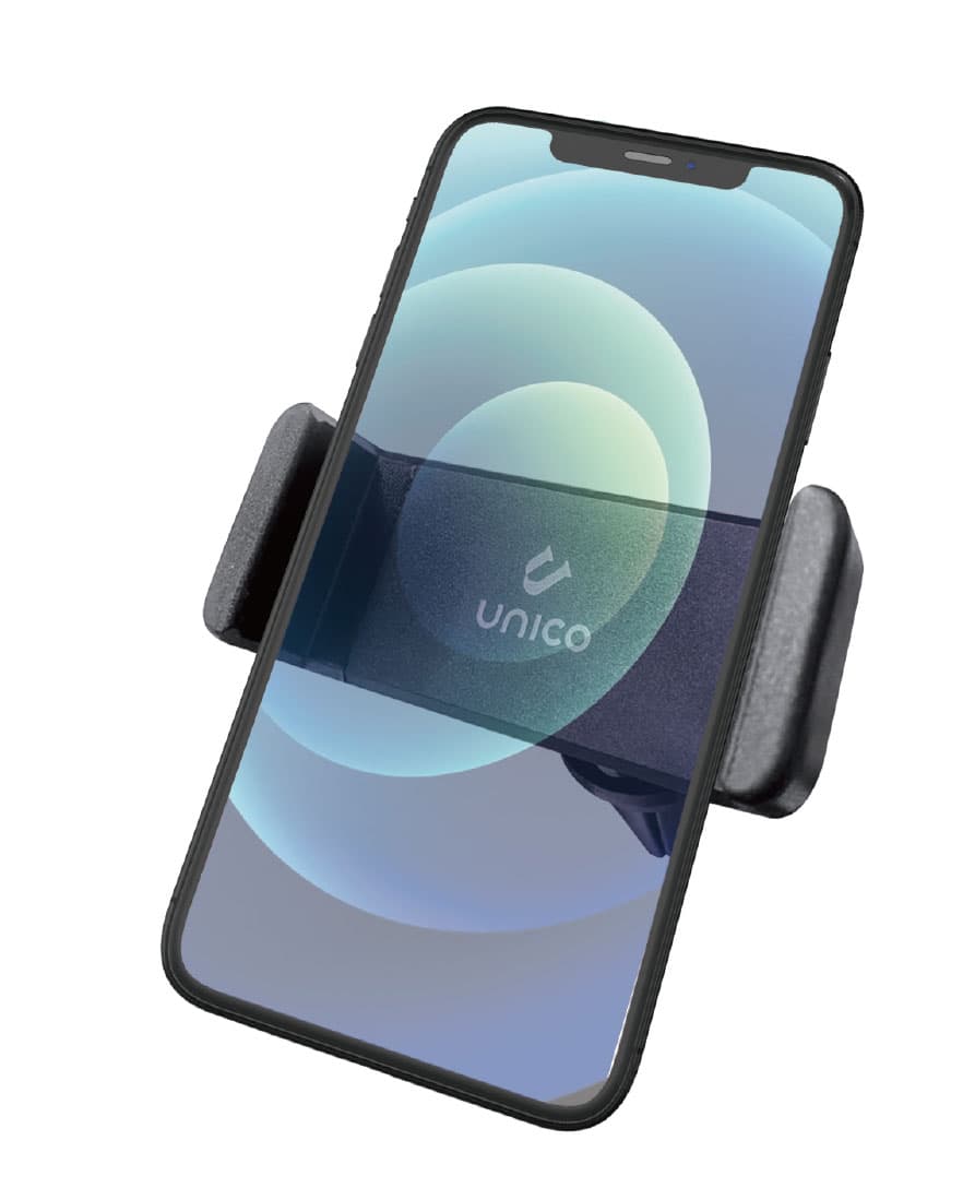 Porta telefono per presa aria - nero - Unico BR 9437