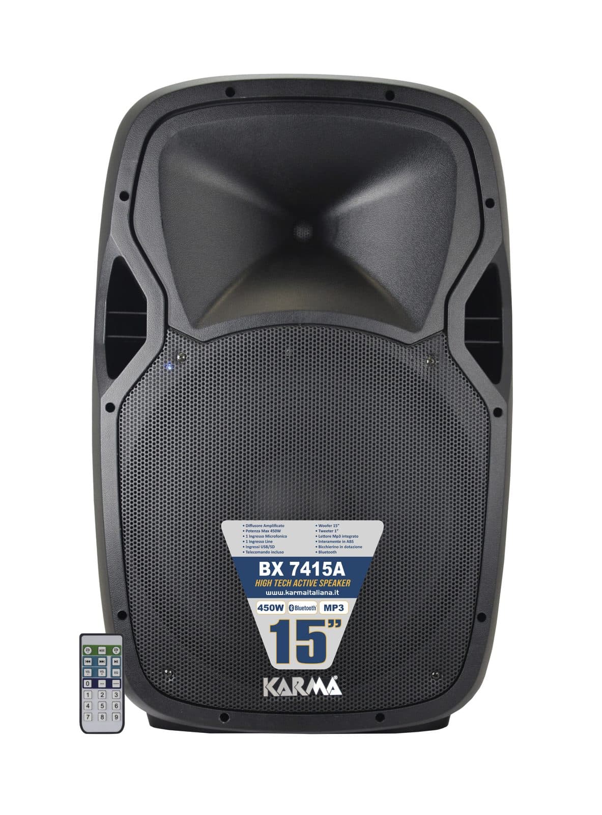 Box amplificato 450W - Karma BX 7415A