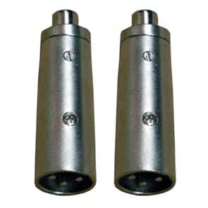 Coppia adattatori audio XLR m/RCA f - Karma CA 8234