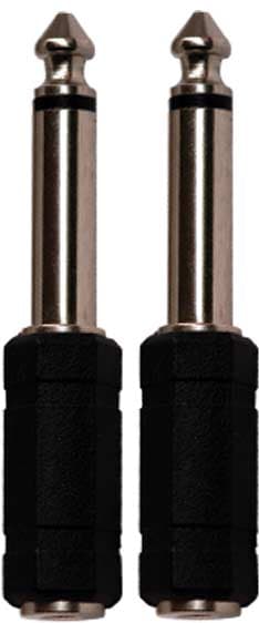 Coppia riduttori da presa 3.5mm stereo a Jack 6.3mm mono - Karma CA 8250