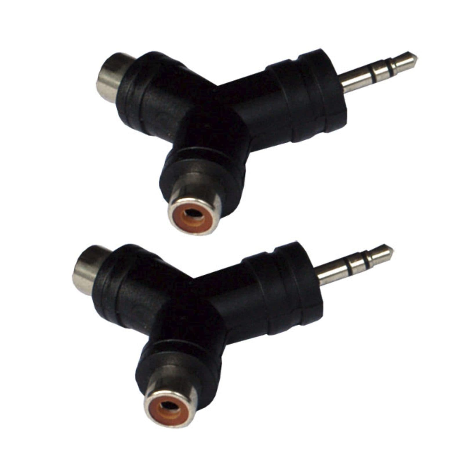 Coppia adatt audio da 2 prese RCA F e 1 spina 3.5mm stereo - Karma CA 8259