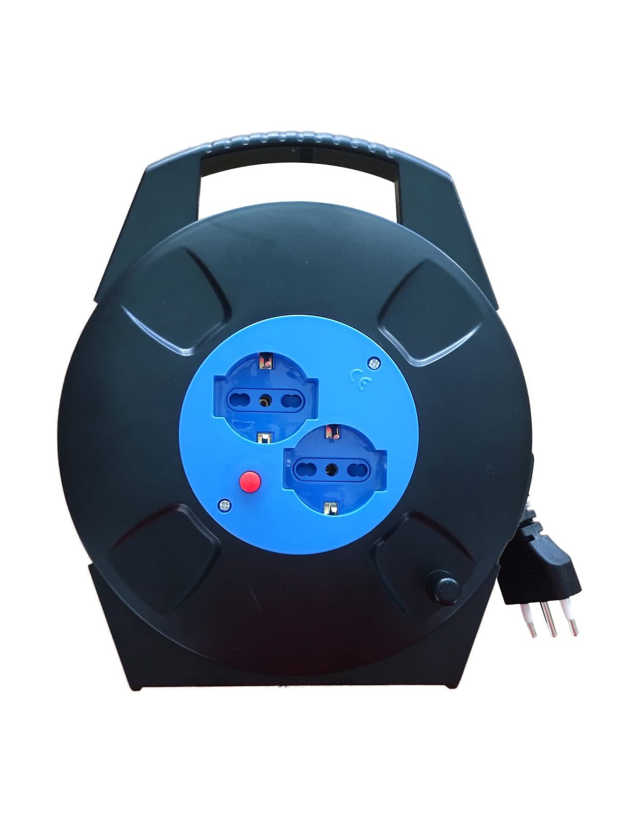 Prolunga elettrica con doppia presa ed avvolgicavo 8m - Karma CC 9533