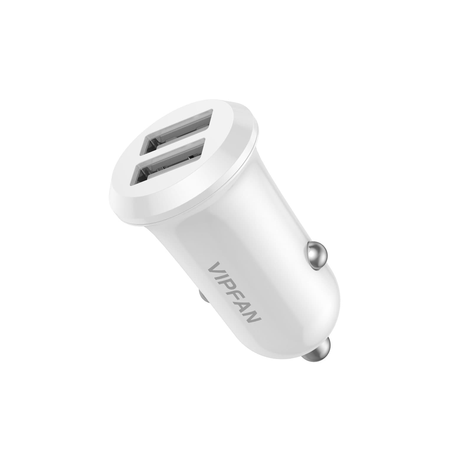 Caricatore da auto doppio USB - Vipfan DC C1W