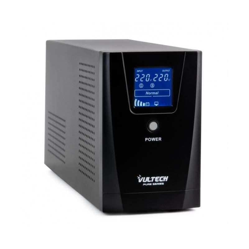 Gruppo di continuità UPS 1500VA line interactive con onda sinusoidale pura e LCD - Vultech UPS1500VA-PURE