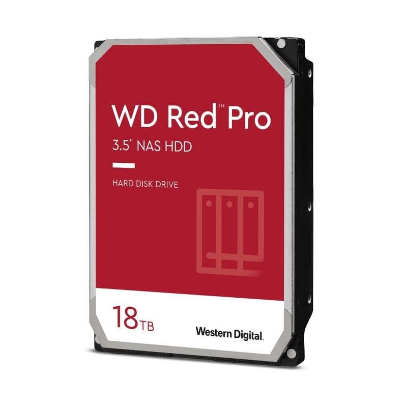 Hard disk HDD NAS 18.000GB SATA III 3.5 pollici buffer 512MB 7.200 RPM - Western Digital Red Pro