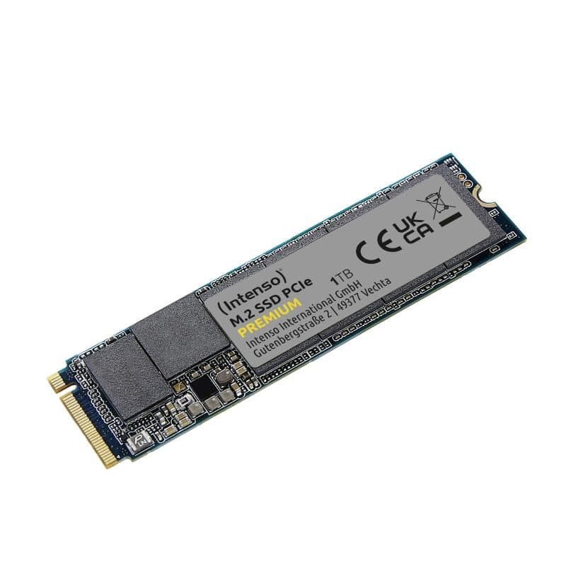 SSD interno M.2 1.000GB NVMe PCIe 1.3 Gen 3x4 lettura 2100 MB/s scrittura 1700 MB/s - Intenso Premium