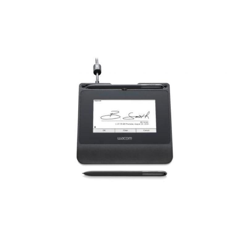 Tavoletta per firma grafometrica LCD riflessivo a colori da 5 pollici con penna senza fili nero - Wacom Signature STU540