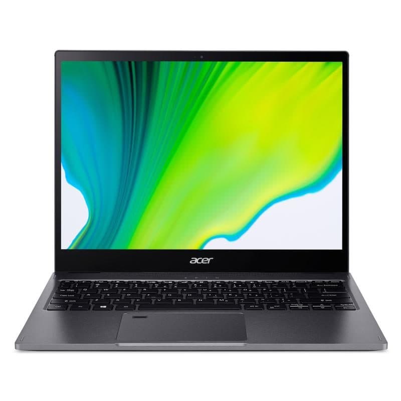 Notebook touch screen 13.5 pollici Core i5-1035G4 8GB RAM SSD 512GB Windows 10 Home nero - Acer Spin SP513-54N-56XE
