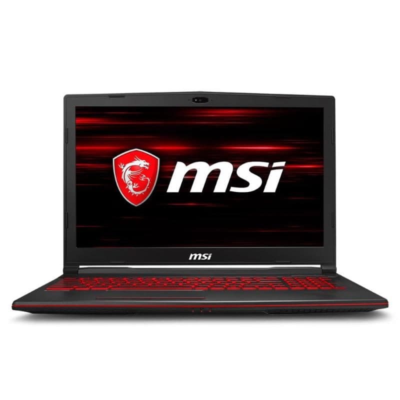 Notebook gaming 15.6 pollici Core i5-8300H 8GB RAM HDD 1.000GB + SSD 128GB GTX 1050 Ti Windows 10 Home nero - MSI GL63 8RD-618IT