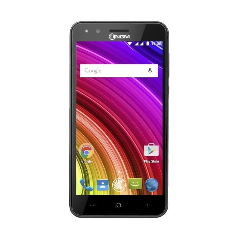 Smartphone dual SIM 5 pollici quad core 16GB RAM 3GB 4G LTE titanio con cover a scelta - NGM You Color E505 Plus Special Edition