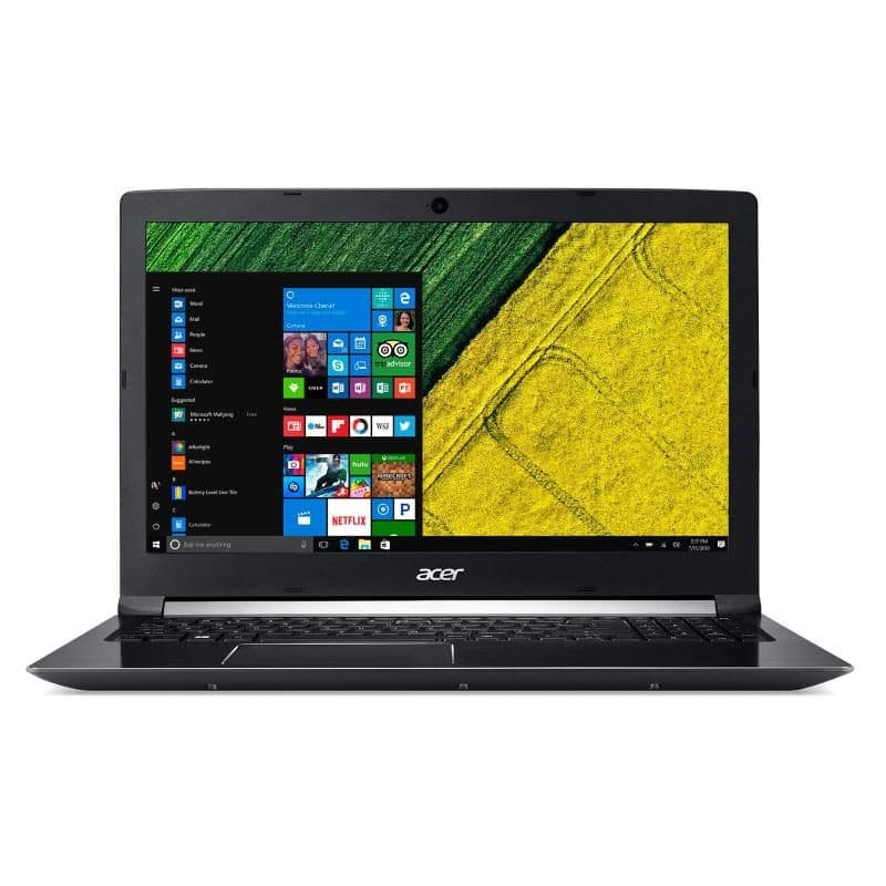Notebook 15.6 pollici Core i7-8750H 8GB RAM HDD 1000GB + SSD 128GB GTX 1050Ti Windows 10 Home nero - Acer A715-72G-72T9