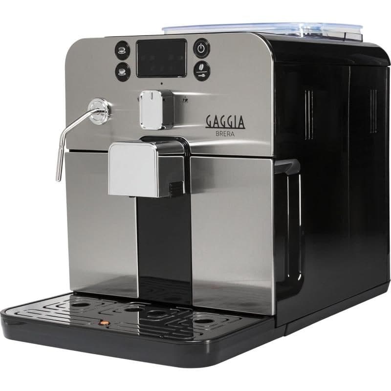 Gaggia brera macchina caffe` espresso in grani 1.400 w 1.2 lt colore silver black