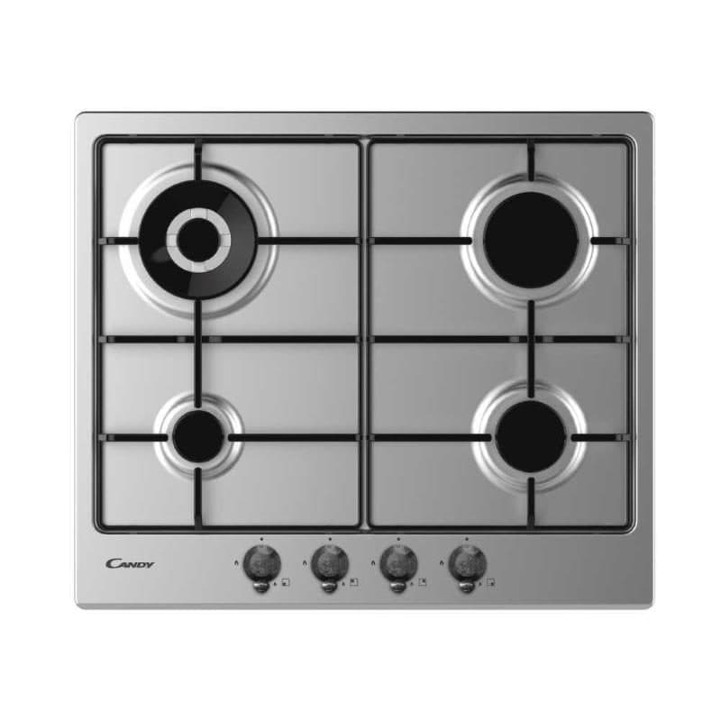Piano cottura a gas da incasso 4 fuochi inox - Candy CHW6BR4WTX