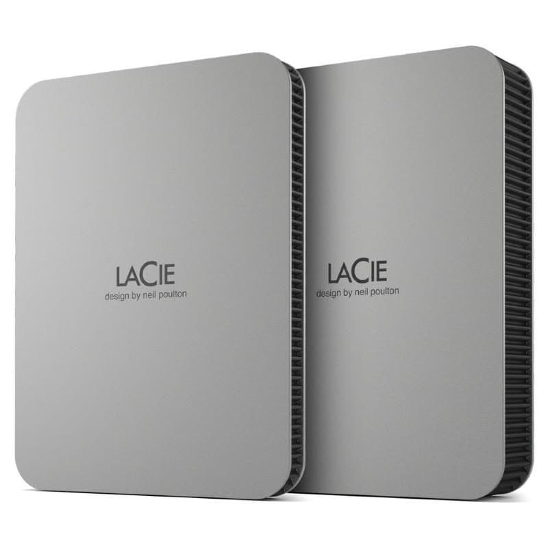 Hard disk HDD 2.000GB 2.5 pollici USB 3.1-C argento - LaCie Mobile Drive V2 (2022)