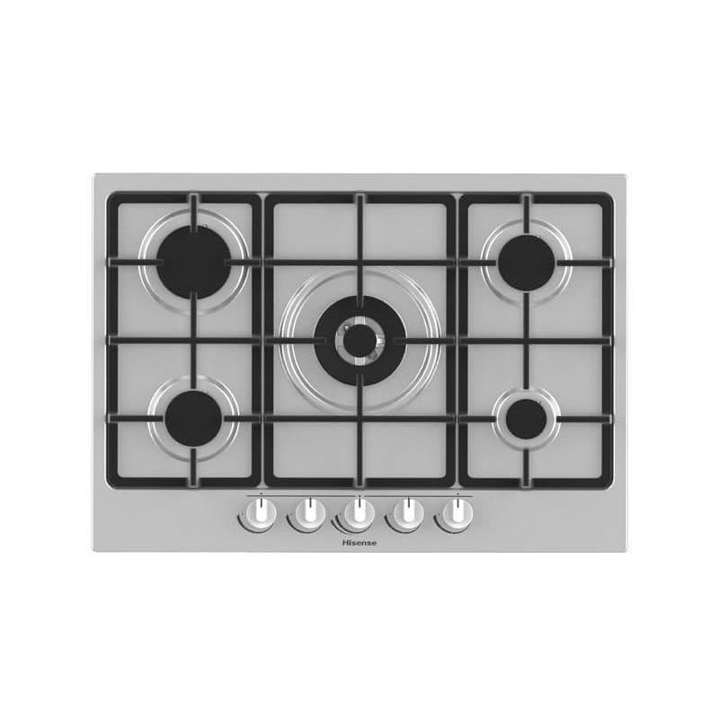 Piano cottura a gas da incasso 5 fuochi inox - Hisense GM773XF