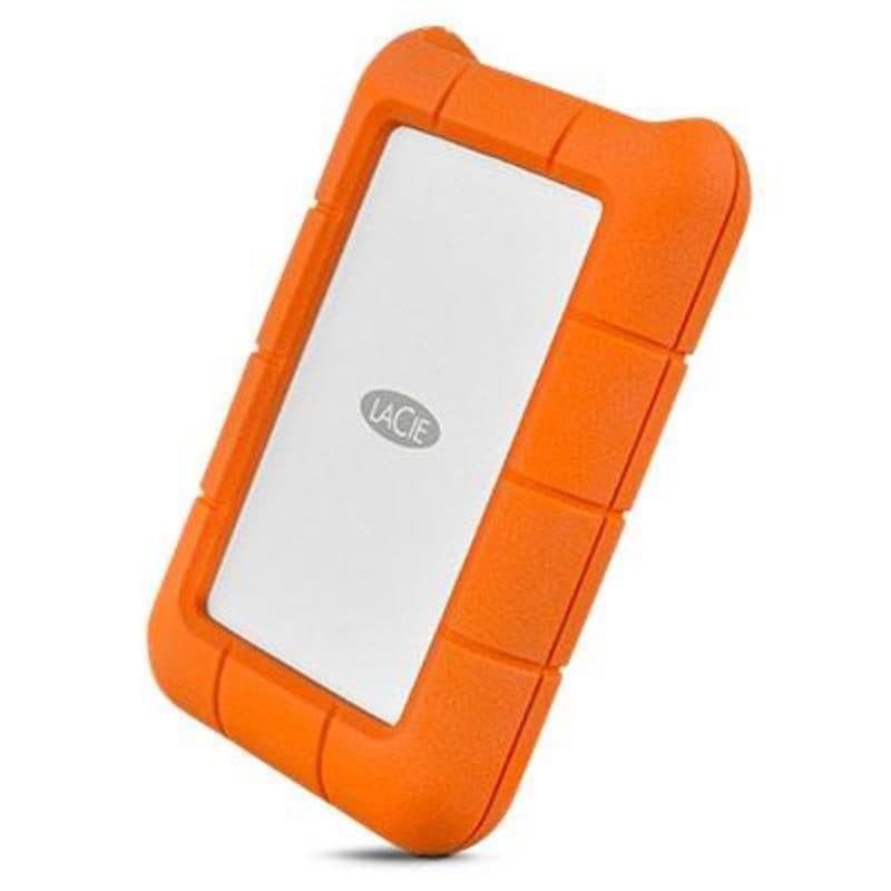 Hard disk HDD esterno 2.000GB USB-C 3.1 arancione/argento - LaCie Rugged