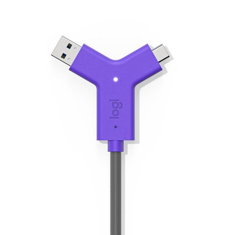 Trasmettitore e ricevitore AV nero/viola - Logitech Switch