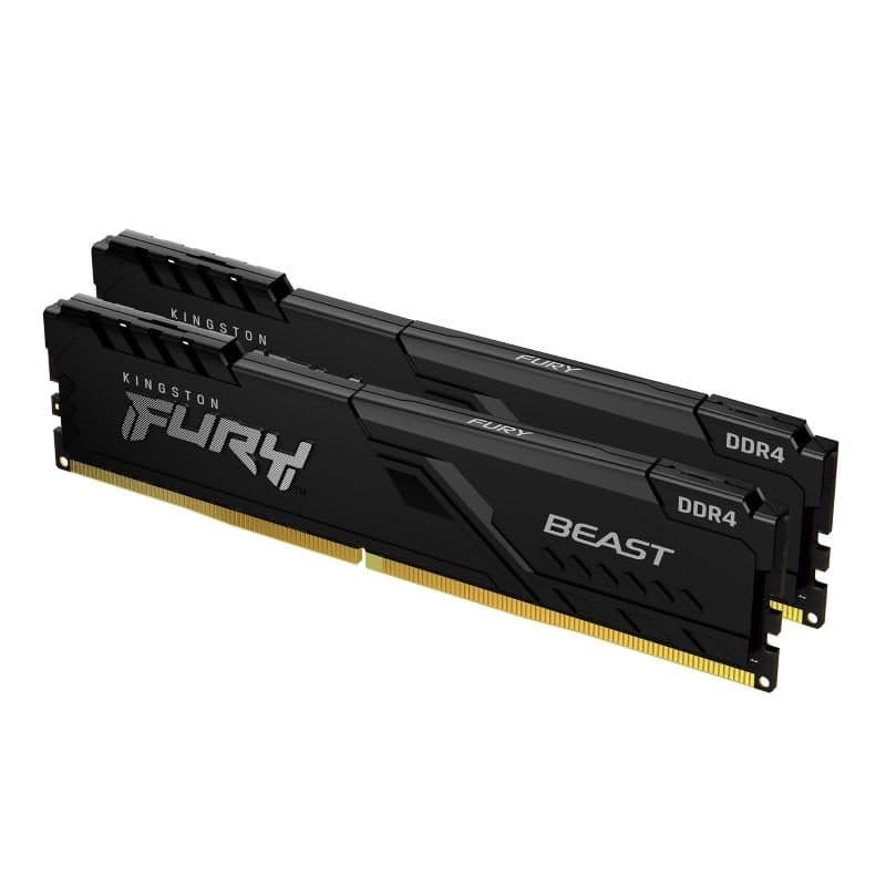 Memoria RAM 64GB (2 x 32GB) DDR4 3.200MHz CL16 DIMM nero - Kingston Fury Beast
