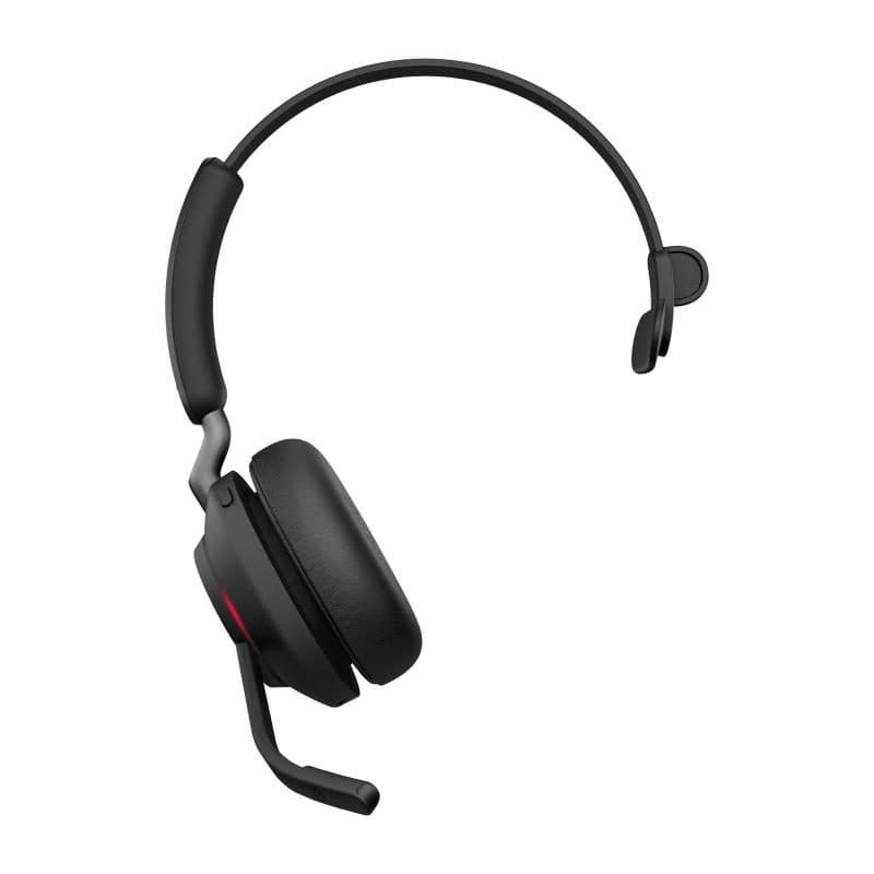 Cuffia monoaurale con microfono wireless MS noise cancelling e adattatore Bluetooth USB-A nero - Jabra Evolve2 65
