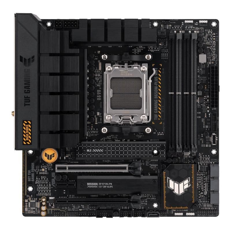 Scheda madre micro ATX AMD B650 AM5 DDR5 Wi-Fi 6 Ethernet 2.5Gb 2 x M.2 4 x SATA nero - ASUS TUF Gaming B650M-Plus WiFi