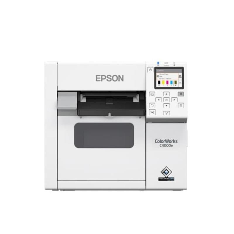Stampante per etichette a colori ink-jet rullo 10,2 cm 1200 x 1200 dpi fino a 100 mm/s USB taglierina - Epson CW-C4000e (BK)