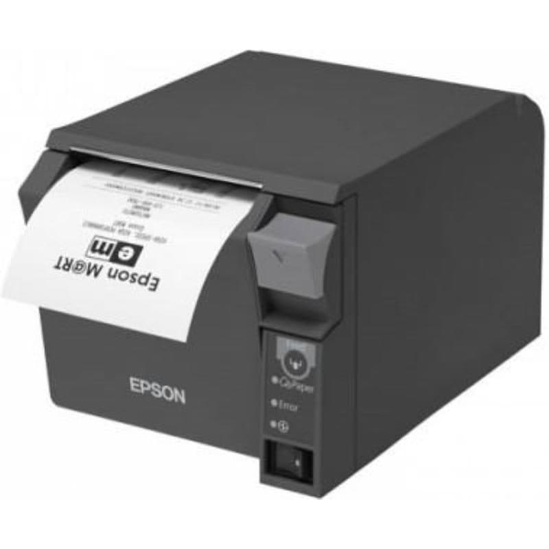 Stampante per scontrini a linea termica rotolo 8 cm 180 dpi fino a 250 mm/s USB 2.0 seriale taglierina - Epson TM-T70II