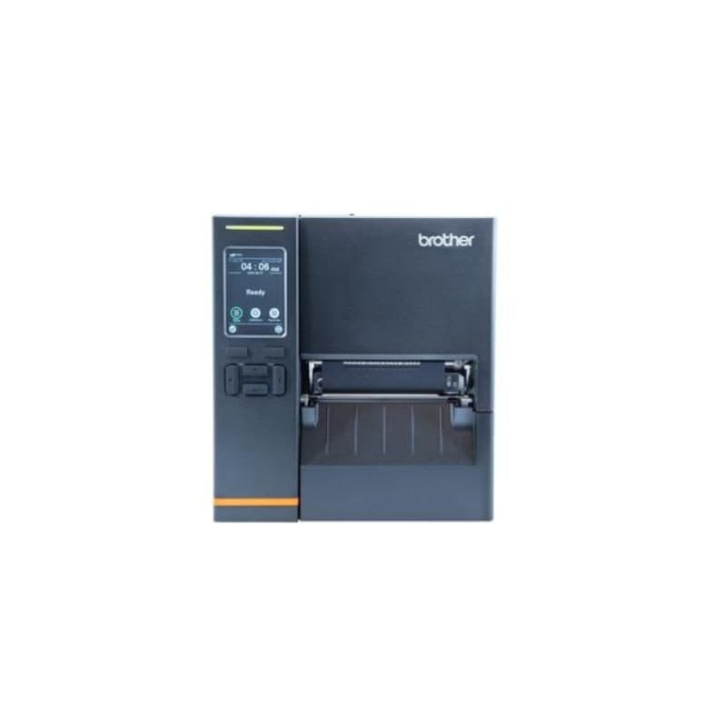 Stampante per etichette termica diretta 300 dpi larghezza di stampa fino a 105,7 mm con display touch nero - Brother TJ-4121TN