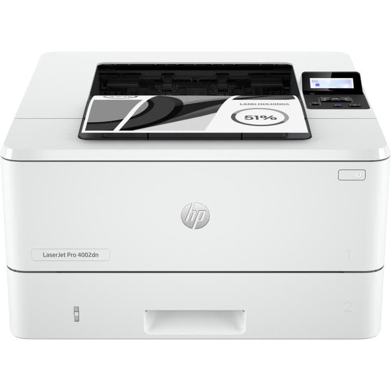 Stampante laser b/n A4 duplex 250 fogli USB 2.0 LAN 40 ppm - HP LaserJet Pro 4002dn