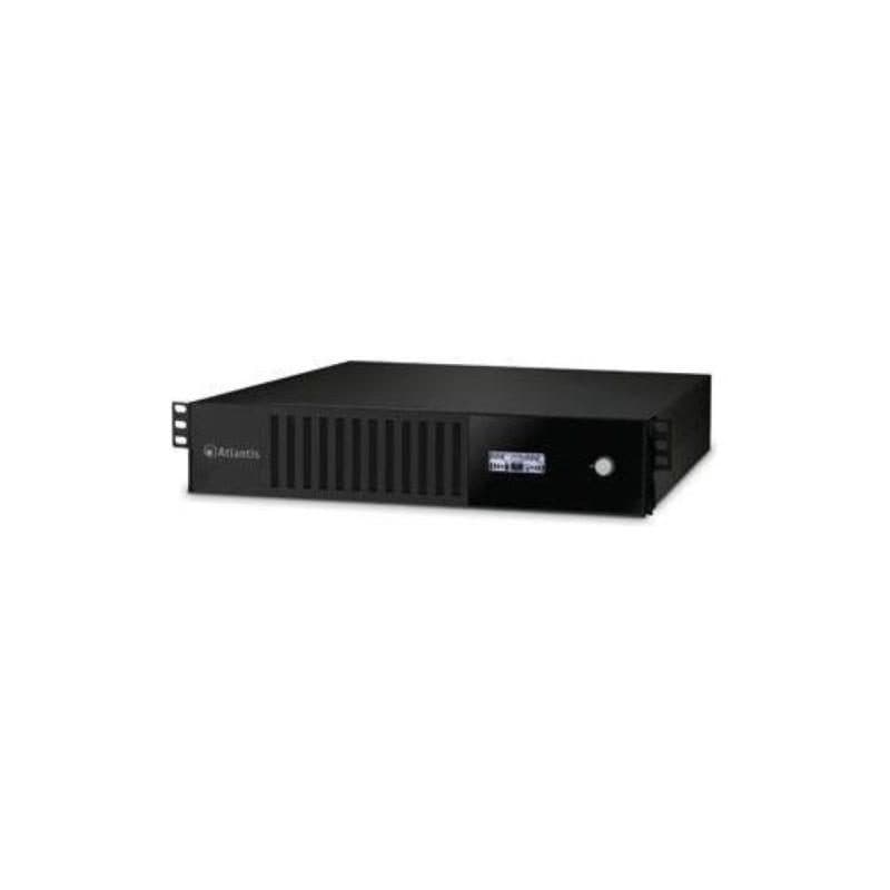 UPS 1200 VA 720 W sinewave con AVR rack 2U display LCD USB 2 batterie 12V-7A - Atlantis A03-HP1201-RC
