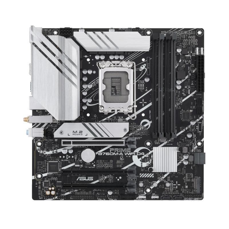 Scheda madre ATX LGA1700 (Raptor Lake) 4 x DDR4 HDMI e DisplayPort M.2 - ASUS Prime B760M-A WiFi D4