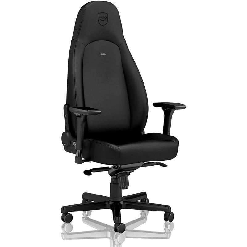 Sedia da gaming, da ufficio e da scrivania in ecopelle PU Black Edition - Noblechairs Icon