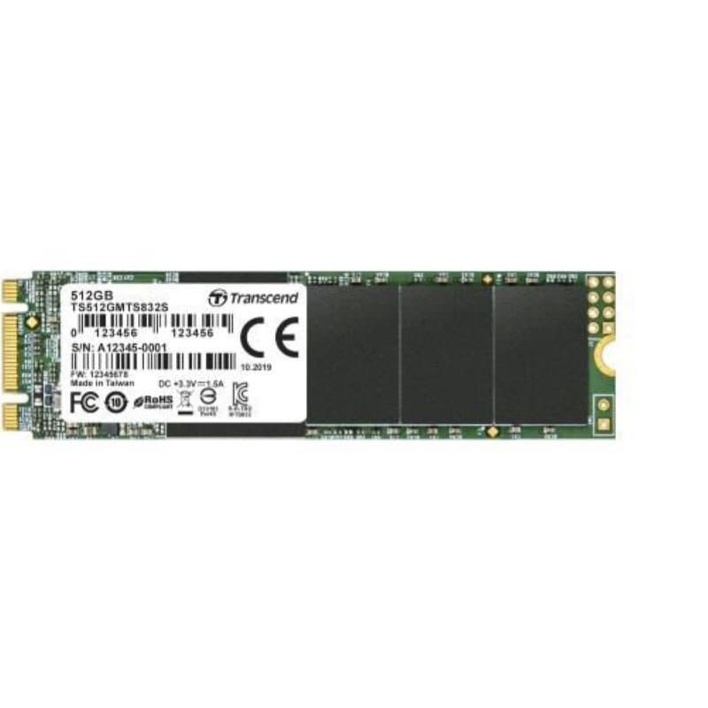 SSD 512GB M.2 SATA III 3D NAND - Transcend 832S