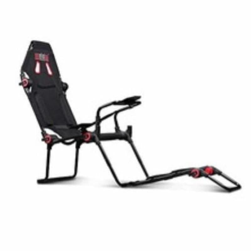 Postazione per simulatore di guida formula con sedia, supporto volante e porta pedaliera nero/rosso - Next Level Racing GT Lite