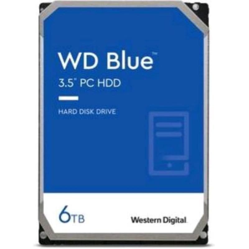 HDD 6TB SATA III 3,5 pollici 5.400 rpm buffer 256MB - Western Digital Blue WD60EZAX