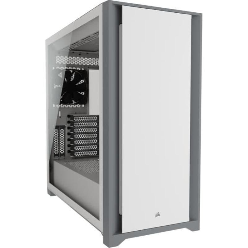 Corsair 5000d case middle tower minitx matx atx vetro temperato no power due ventole da 120 mm incluse bianco - ESF-286297