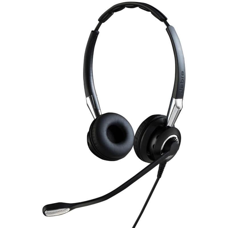 Cuffie con microfono UC con braccetto flex micro 82 E-STD nero - Jabra Biz 2400 II Duo