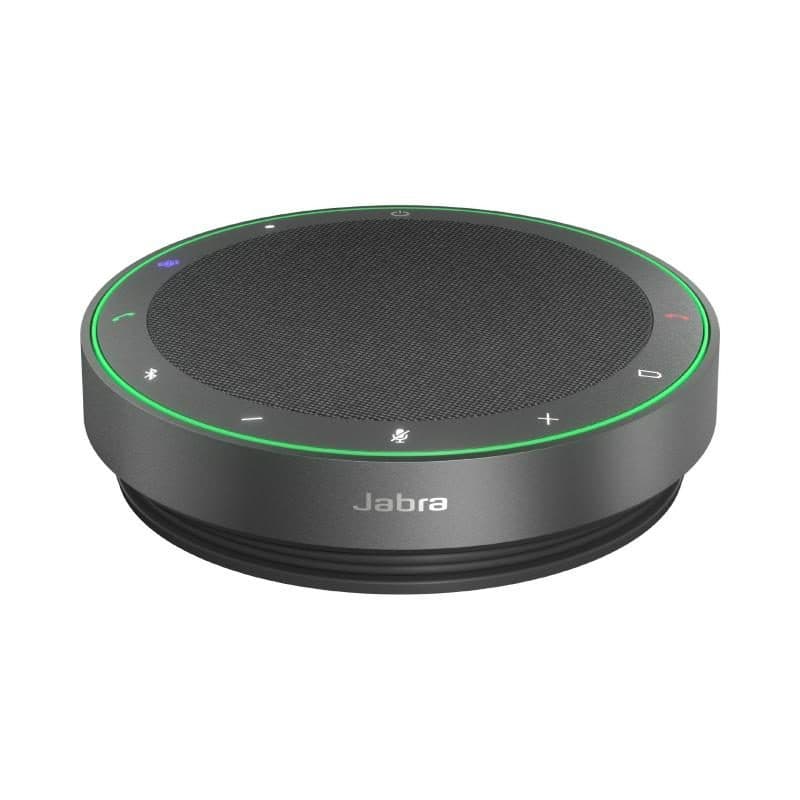 Vivavoce universale Bluetooth 5.2 USB-C USB-A con microfono integrato grigio scuro - Jabra Speak2 75 MS
