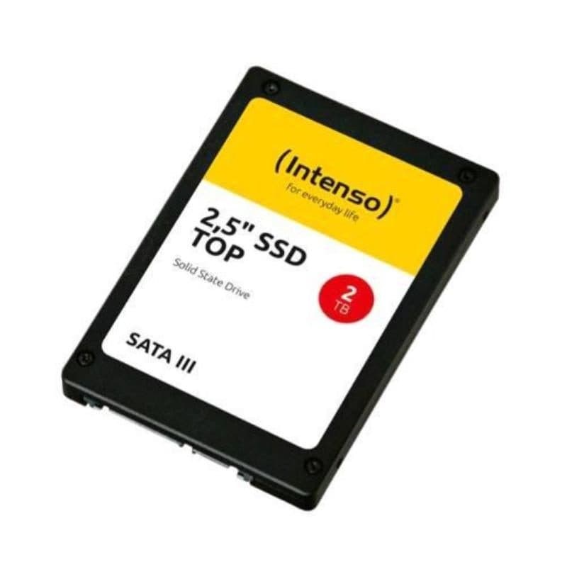 SSD interno 2TB 2,5 pollici Top SATA III 6 Gbit/s nero - Intenso 3812470