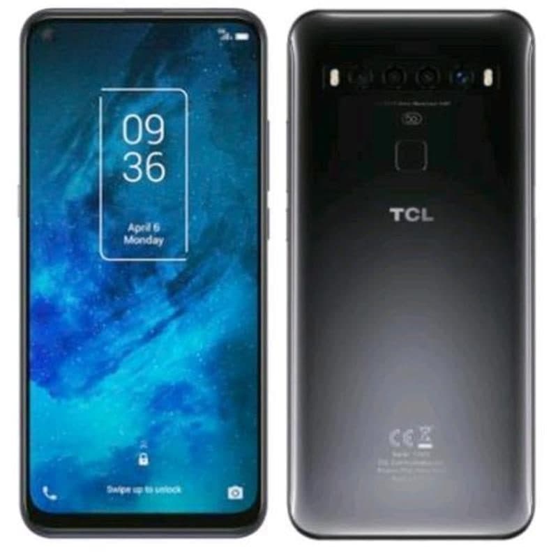 Smartphone 6,53 pollici dual SIM octa core 5G TIM 128GB RAM 6GB grigio scuro - TCL 10 5G