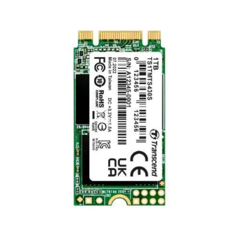 SSD 1TB M.2 2242 SATA III 3D NAND - Transcend 430S