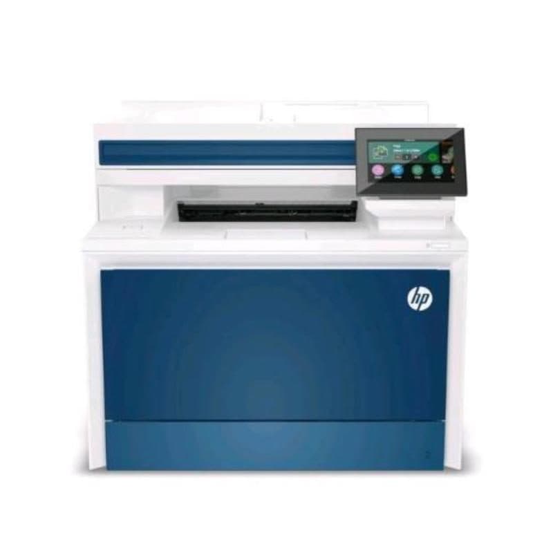 Stampante multifunzione laser a colori A4 wireless 33 ppm display 4,3 Wi-Fi Direct blu/bianco - HP Color LaserJet Pro MFP 4302dw
