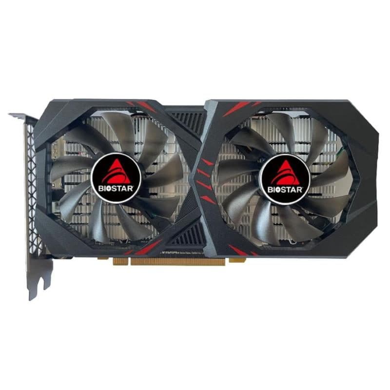 Scheda grafica NVIDIA GTX 1660 Ti 6GB GDDR5 dual fan DVI 1 x HDMI 1 x DisplayPort PCI Express 3.0 - Biostar