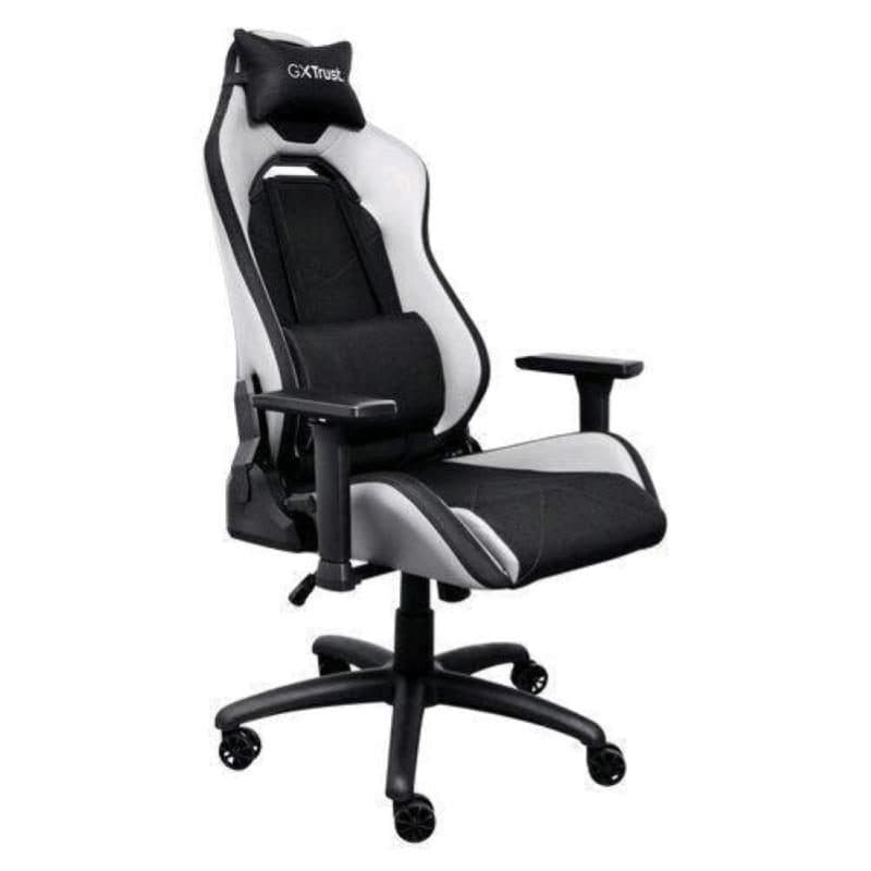 Sedia gaming con altezza e inclinazione schienale regolabili, funzione di blocco, braccioli 3D nero/bianco - Trust GXT714 Ruya