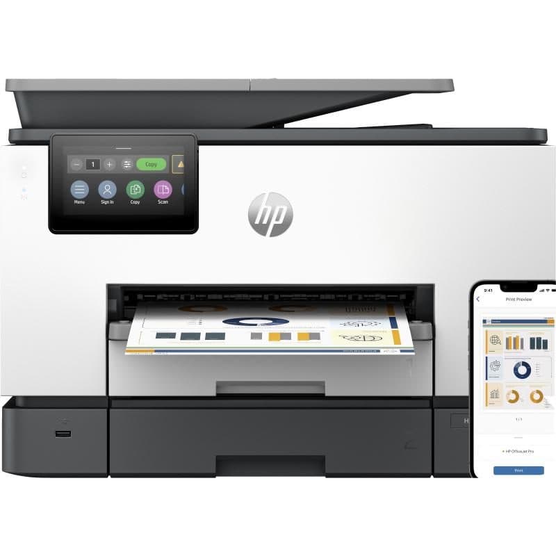 Stampante multifunzione a colori copia scansione fax wireless - HP OfficeJet Pro 9130b