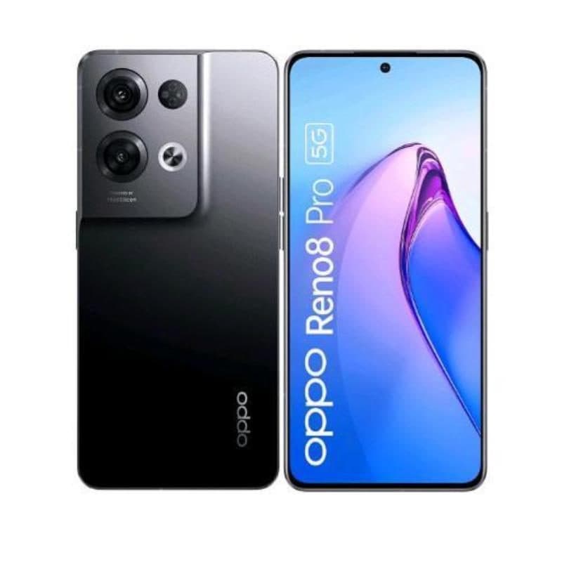 Smartphone 5G dual SIM 6,7 pollici octa core 256GB RAM 8GB nero Glazed Black - Oppo Reno 8 Pro