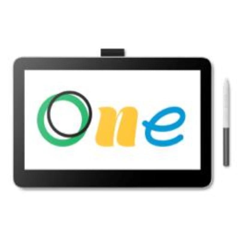 Pen display tavoletta grafica 13,6 pollici 1920 lpi 294 x 165 mm USB 4.096 livelli di pressione bianco - Wacom One 13 touch